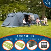 Vango Tacoma 800XL Poled Tent Ultimate Family Package