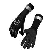 Zone3 Neoprene Swim Gloves - Black/Silver: M image