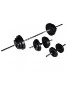 OutdoorSuperStore Power Tower with Barbell and Dumbbell Set 30.5 kg