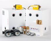 One underfloor heating zone and hot water tank