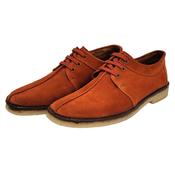 NEW 4259 Padmore &amp;amp; Barnes Shannon Shoe - Brown Suede - Raised Seam image