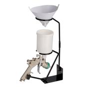 FM Spray Gun Holder Bench Mounted with Strainer Cradle