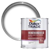 Dulux Trade Weather Shield Quick Dry Exterior Satin White