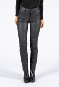 Jdy Coated Straight Leg Trousers in Black | Pamela Scott, Black / XS image