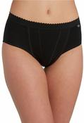 Sloggi Control Tai Brief 2 Pack in White | Pamela Scott, Black / 18 image