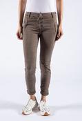 Emporium Crinkle Style Jeans in Grey | Pamela Scott, Beige / XS image