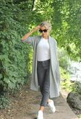 Emporium Crinkle Style Jeans in Grey | Pamela Scott, Grey / XS image