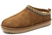 The Shoe Room Embroidered Slip On Boot in Dark Camel | Pamela Scott, Camel / 36 image