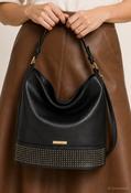 Laurel Bucket Hobo Bag, Black / F/S image
