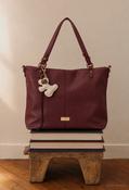 Fern Shopper Bag, Burgundy / F/S