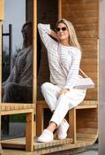 Grace Striped Knit Jumper, Blue/Pink / 16 image