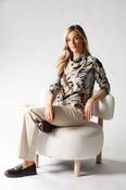 Automne Fine Knit Top, Brown Mix / 10 image