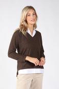 Leyla 2 in 1 Soft Touch Knit, Chocolate / 16