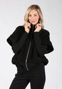 Soft Touch Zip-Up Jacket, Black / F/S image
