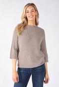 Luna Superfine Alpaca Knit Jumper, Taupe / F/S image