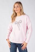 Lasso Diamante Bow Jumper, Pink / 12 image