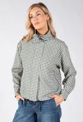 Gingham Bomber Jacket, Green / F/S image