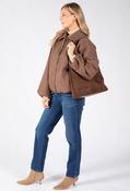 Soft Bomber Jacket, Taupe / F/S image