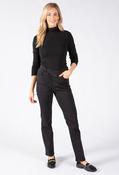 Angelika Thermo Pull On Jeans, Black / 40 image