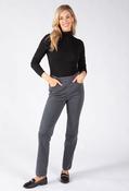 Angelika Thermo Pull On Jeans, Grey / 40 image