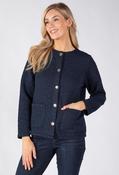 Flora Embroidered Cardigan, Navy / 16 image