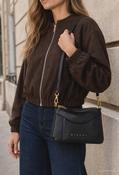 Saffron Shoulder Bag, Black / F/S image