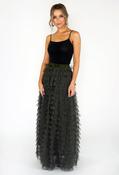The Trend Room Green Frill Skirt | Pamela Scott, Green / S image