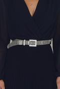 PS Accessories Silver Belt | Pamela Scott, Silver / 90 image