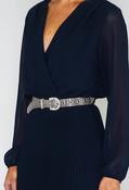 PS Accessories Silver Belt | Pamela Scott, Silver / 90 image