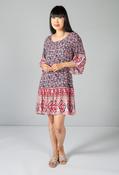 The Trend Room Floral Print Frill Dress | Pamela Scott, Multicolour / 8 image