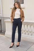 Aria Magic Fit Trousers, Dark Navy / 14 image