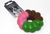Harley &amp; Rocco Squeaky doughnut in Orange &amp; Blue | Pamela Scott, Multicolour / Free Size
