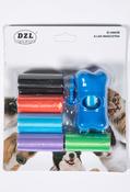 Harley &amp; Rocco Dog waste bags black  | Pamela Scott, Blue / Free Size image