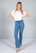 Salsa Jeans HIGH RISE LOOSE BOOTCUT JEANS WITH BELT | Pamela Scott, Blue / 28 image