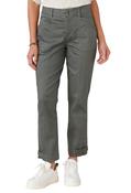 "Ab"solution High Rise Tapered Utility Pant with Snap Hem, Light Khaki / 16 image