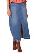 "Ab"solution High Rise Front Slit Skirt with Release Hem, Blue / 10 image