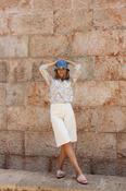 Floral Print Buttoned Blouse, Light Pink / 16 image
