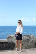 Mini Shopper Bag, Navy / F/S image