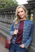 Napoleon Style Denim Jacket, Denim / S image