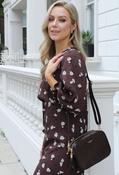 Crossbody Faux Leather Bag, Brown / F/S image