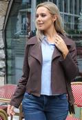 Extenzo Open Jacket, Chocolate / 10 image