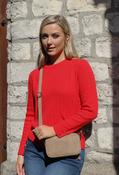 Lauren Cable Knit Jumper, Red / 18 image