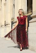 Polka Dot Print Tulle Skirt image