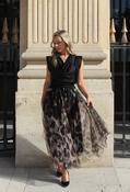 Animal Print Tulle Skirt image