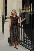 Animal Print Tulle Skirt image
