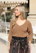 Lurex Knit Top, Bronze / F/S image