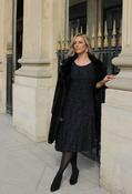 Cleo Asymmetrical Midi Dress, Navy / 14 image
