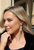 Blue Glass Crystal Earrings image