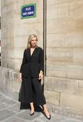 Diamante Stripe Detail Blazer, Black / 14 image