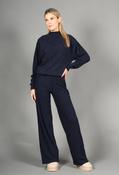 Knit Relaxed Fit Trouser, Navy / 10 image